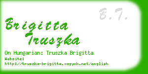 brigitta truszka business card